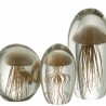 Méduse en pate de verre H.21cm