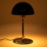 Lampe Champignon Marbre Noir h36