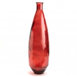 Vase Verre Adore Rouge H.80