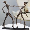 Sculpture couple danse H.36cm