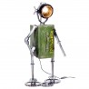 Lampe Robot en fer H.74 cm