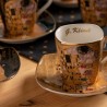 Coffret 6 Tasses café Klimt le baiser