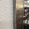 Miroir Ovale aluminium Gris 100cm