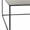 Table Basse carré métal noir 80x80