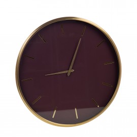 Horloge Zurish Prune 51x51