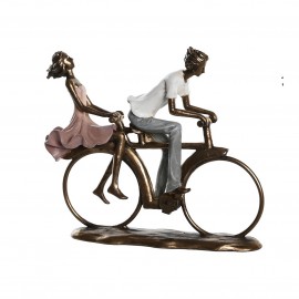 Sculpture Couple Vélo