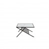 Table Basse Ezra 110x70 métal noir