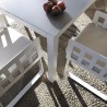 Table 180x90 San Marino Aluminium Blanc