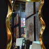 Miroir Vagues rectangulaire dorée 120cm