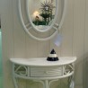 Miroir Rotin Vancouvers 60x90 Blanc