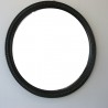 Miroir Rotin Noir 70x70
