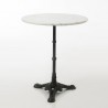 Table Bistrot marbre Diam 60 cm