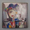 Tableau Picasso Tricôrne 60x60