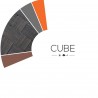 Salon Cube Aluminium : Canapé 3P + 2 Fauteuils