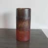Vase Cylindrique Bordeaux ocre