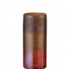 Vase Cylindrique Bordeaux ocre