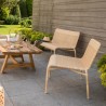 Table basse Teck Outdoor Roma 120x70cm