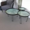 Table Basse Metal et aspect marbre 