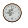 Horloge Engrenage Blanc 52x52