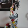 Sculpture Métal Saxophoniste Pigment