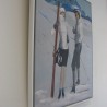 Tableau Couple de skieurs