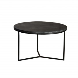 Tables Basses Marbre Primo Noir 40 x 42h cm