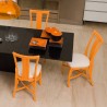 Chaise Bandar Orange