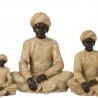 Figurine Indien Assis H.33cm