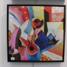 Tableau Jazz Multicolore 40x40