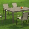 Table Faro Taupe Extensible 180/240
