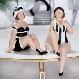 Figurine Becky noir et blanc