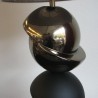 Lampe Noir et Or H.70cm
