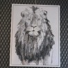 Tableau Lion 90x70