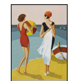 Tableau Femmes sur la plage