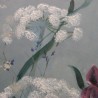 Tableau Fleurs d'Aneth 70x70 blanc