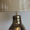 Lampe Poire Noire et Or H.61cm