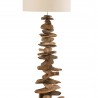 Lampe en bois flotté 170 cm h