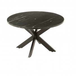 Tables Basses Marbre Marc Noir 80x45 cm