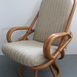 coussin matelas pour fauteuil en rotin ib laursen bleu 6500-13 - Kdesign
