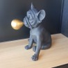 Sculpture Bulldog Noir Ballon H.27cm