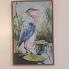 Tableau Heron Bleu 54x84