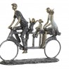 Sculpture Famille Vélo