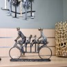 Sculpture Famille Vélo