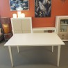 Table Bandar blanc 150x90