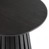 Table basse Manguier Noir diam 40 cm