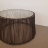 Table Basse Alana 80 cm Résine Poivre